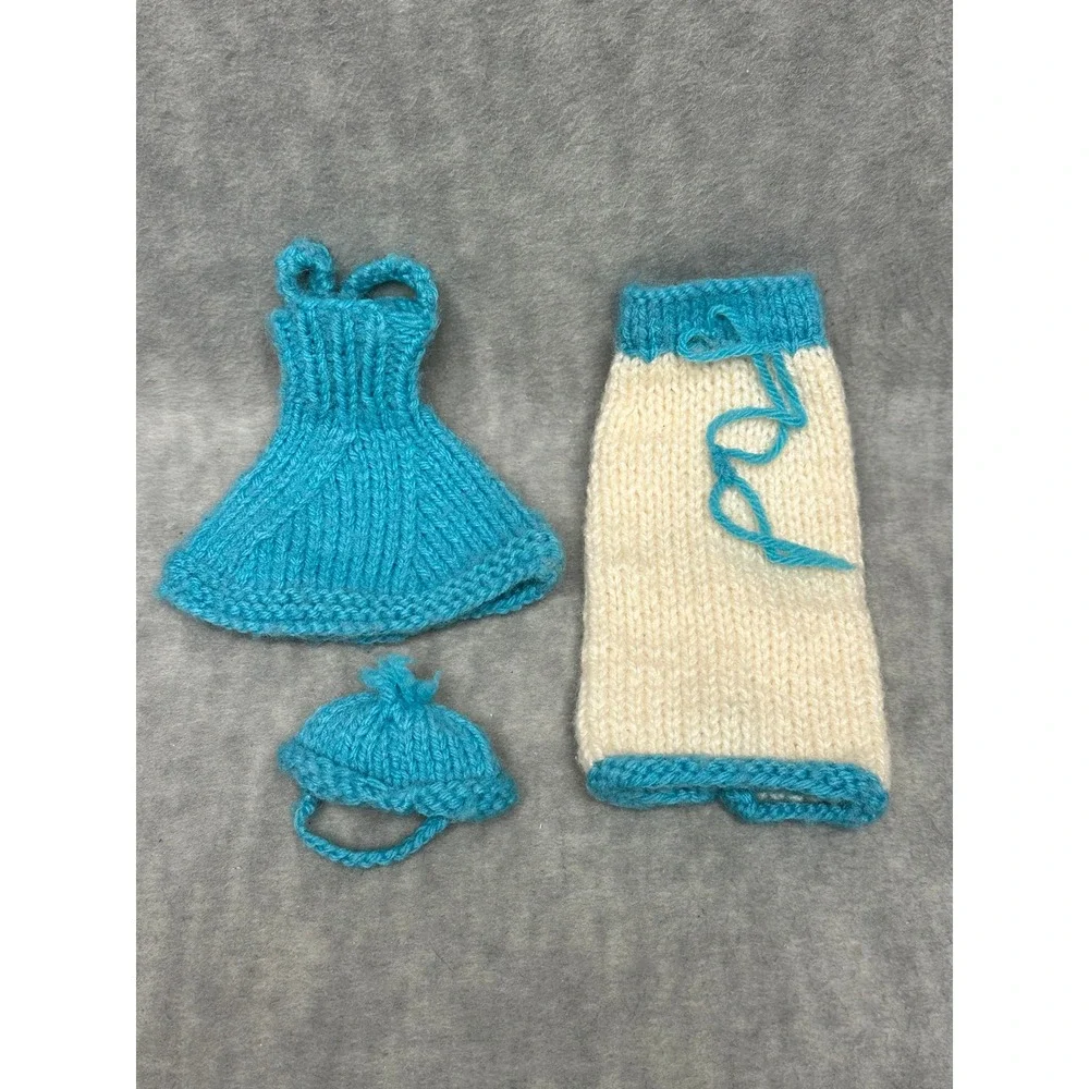 Handmade knit barbie